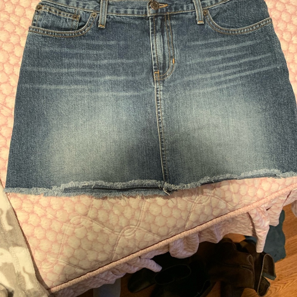 Abercrombie Jean Skirt